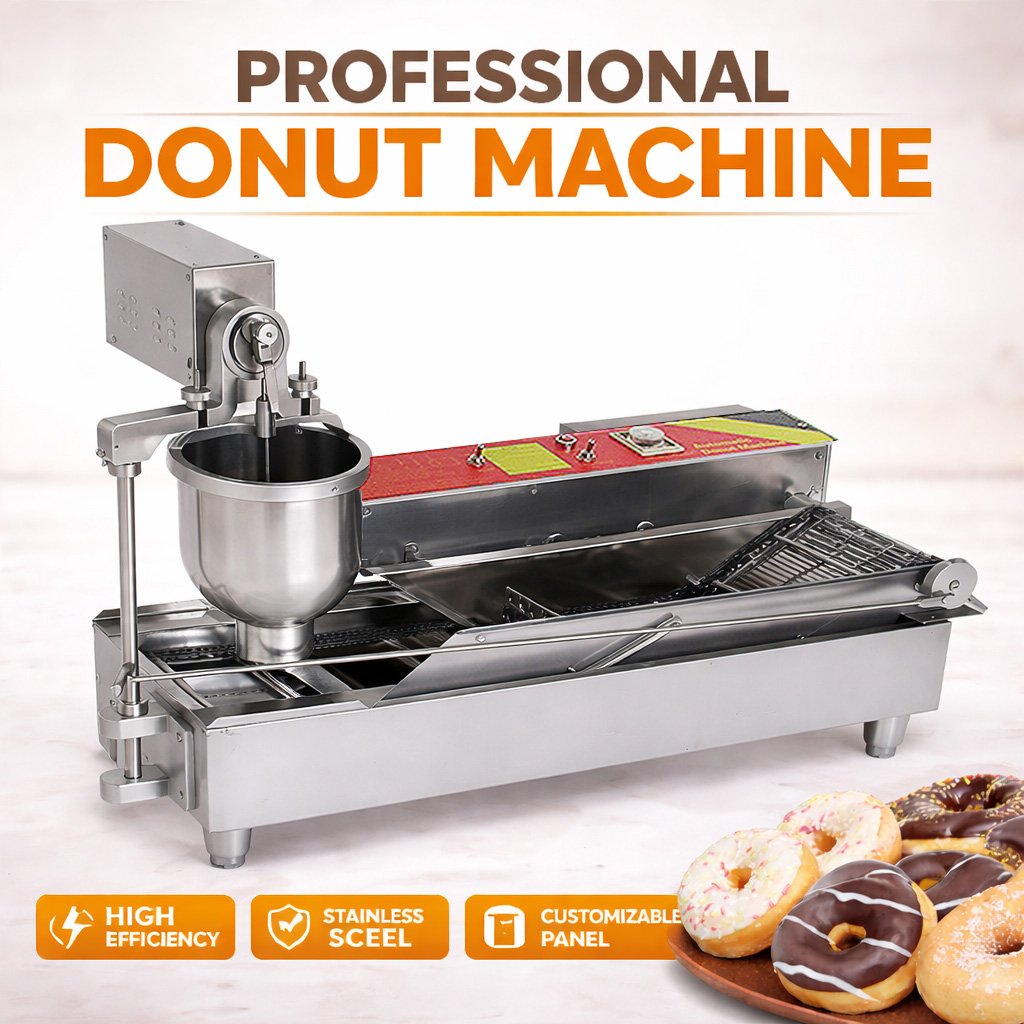 Donut Maker Mini - 自動小型単列ミニドーナツ製造機 ドーナツフライヤー OEM レストラン・ベーカリー向け自動ドーナツ製造機