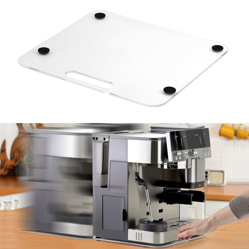Kitchen Appliances Countertop - Ninja Luxe Café ES601 ES701用アクリル製スライディングマット、滑らかに動く静音グライド家電スライダートレイ、キッチンカウンター用