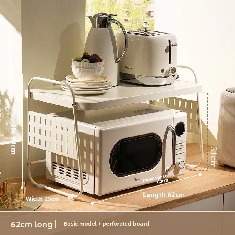 Kitchen Appliances Countertop - ステンレス製電子レンジラック、キッチン家電用カウンタートップ、引き出し式収納棚