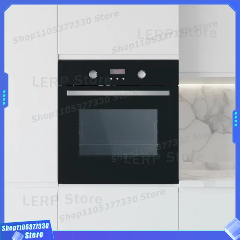 Kitchen Appliances In Store - 強化ガラスとデジタルスクリーンを備えたスマートな内蔵電気オーブン、家庭用キッチン向けモダンガススタイル調理器具販売店