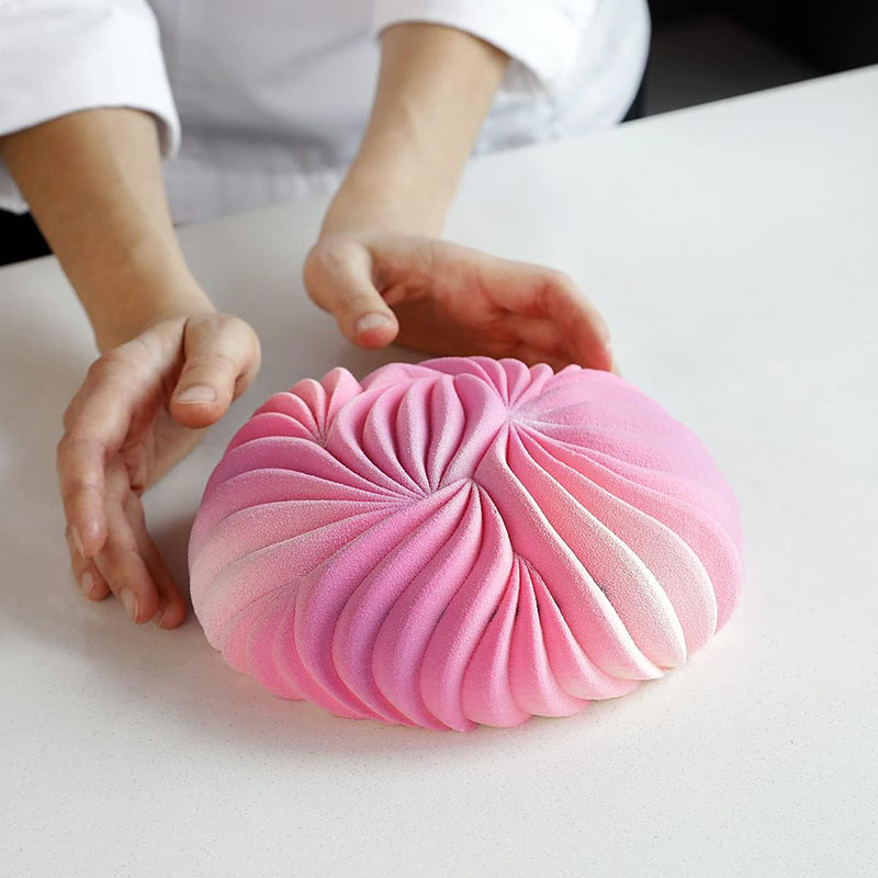 ラウンドムースケーキパンベーキング用大型砂丘シリコーン型 3 - Kitchen Appliances On Sale のレビューと価格