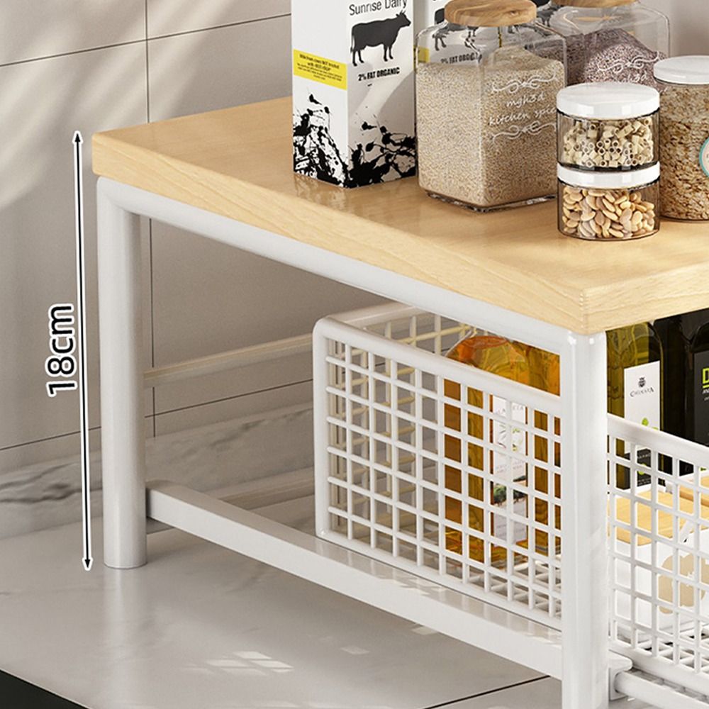 多機能引き出し付き電子レンジスタンド省スペースカウンタートッ - Kitchen Appliances Countertop のレビューと価格