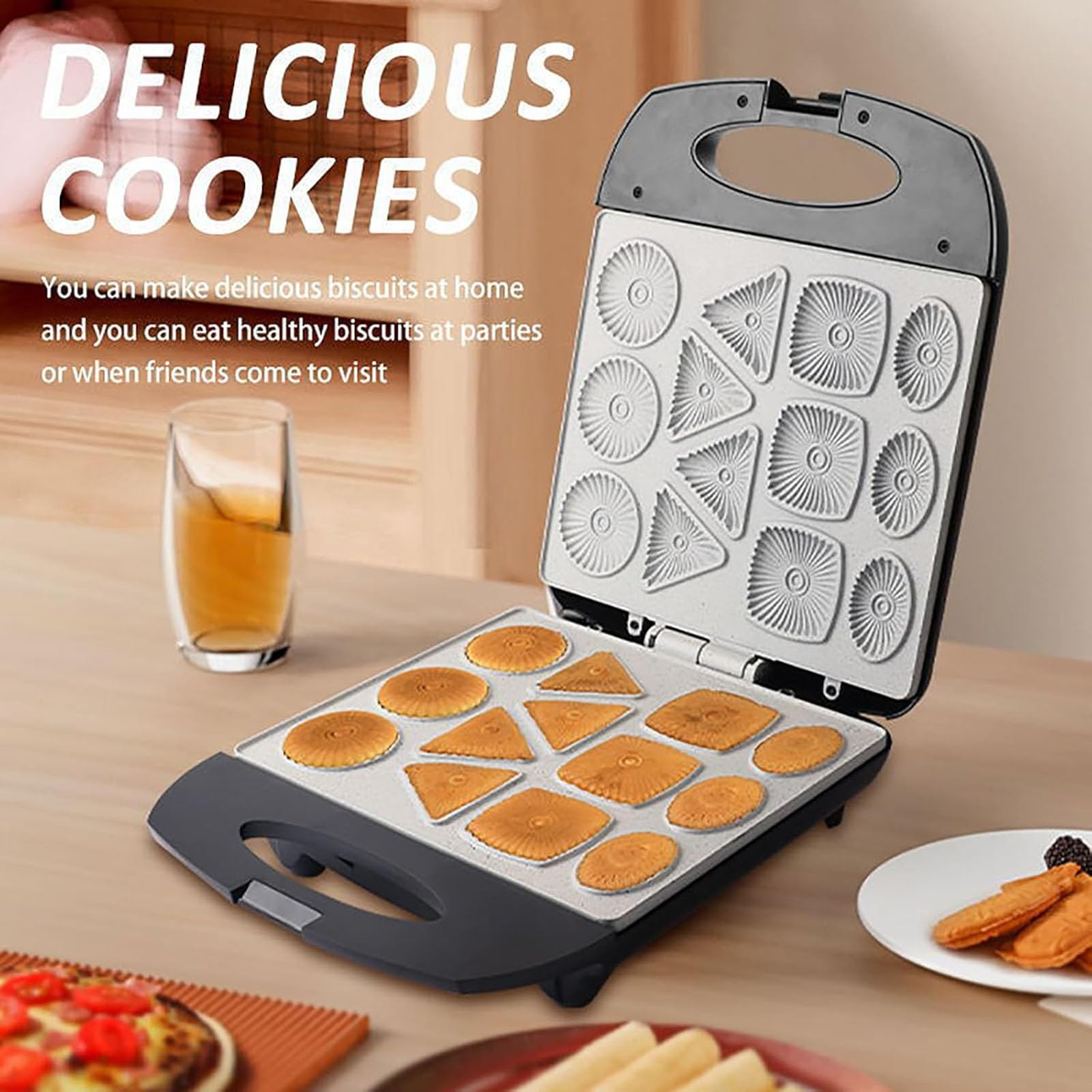 クッキーメーカー型、ミニドーナツ＆ワッフル焼き型、13個取り - Donut Maker Mini のレビューと価格