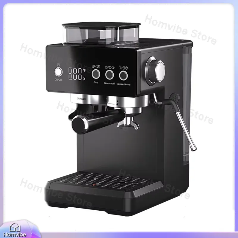 3 in 1セミオートマチックエスプレッソマシン、グラインダ - Milk Frother Automatic のレビューと価格