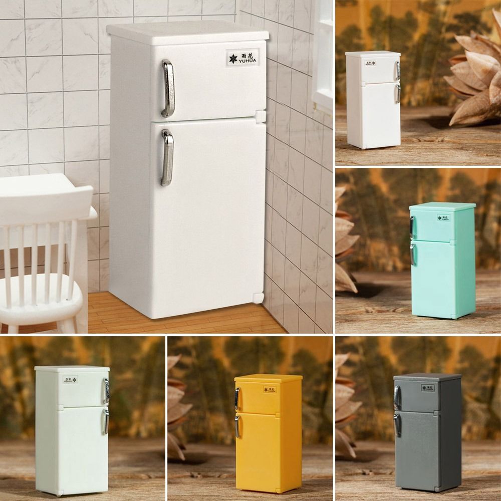 ミニチュアプラスチック冷蔵庫モデル 1:24 マルチカラー  - Kitchen Appliances List のレビューと価格