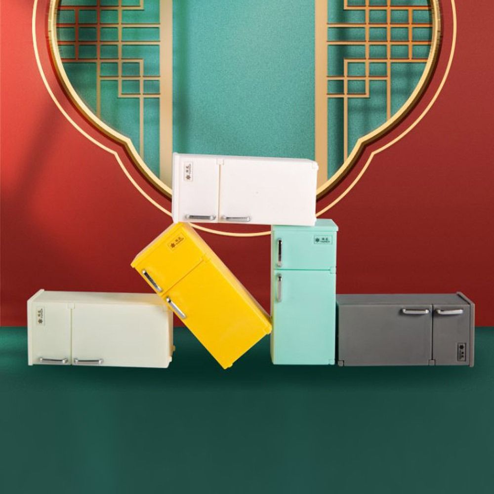ミニチュアプラスチック冷蔵庫モデル 1:24 マルチカラー  - Kitchen Appliances List のレビューと価格