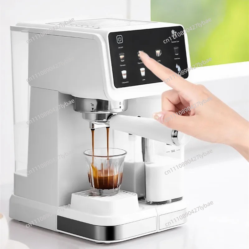 220V タッチスクリーンコーヒーマシン家庭用 20Bar  - Milk Frother Automatic のレビューと価格