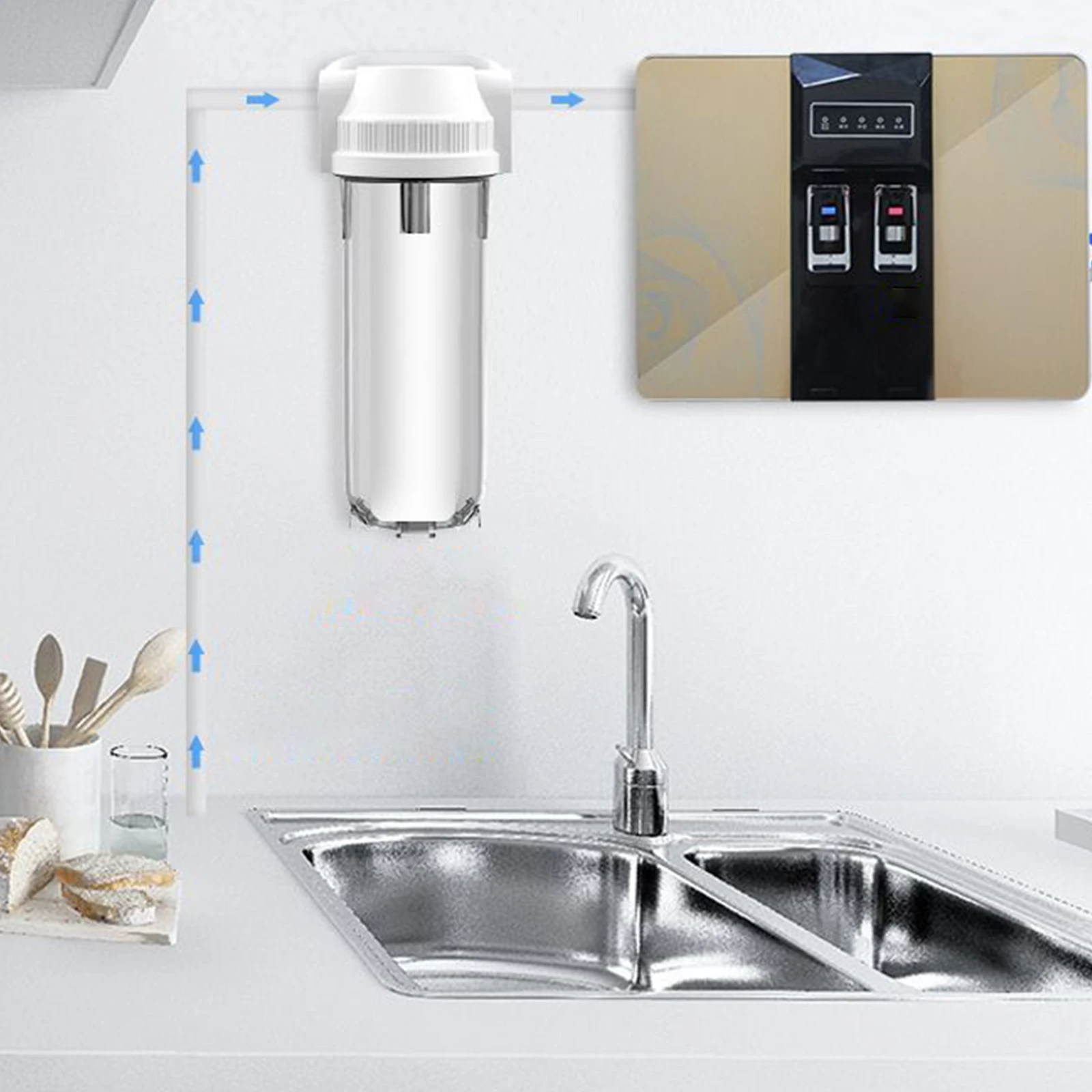 10 インチのプルーフボトルフィルター、交換可能な透明 PE - Kitchen Appliances List のレビューと価格