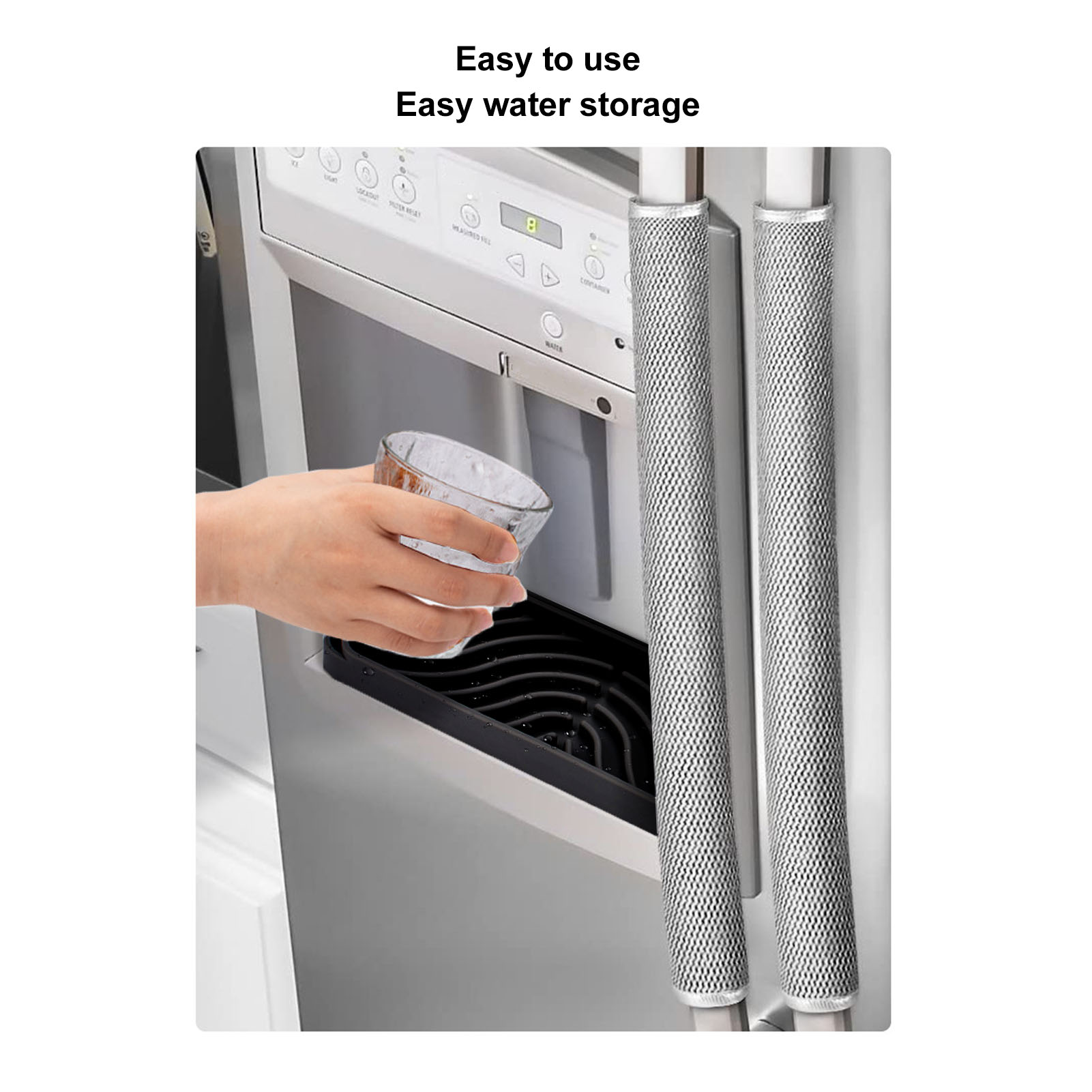 2 個台形シリコン冷蔵庫水ドリップトレイキャッチャー GE  - Kitchen Appliances List のレビューと価格
