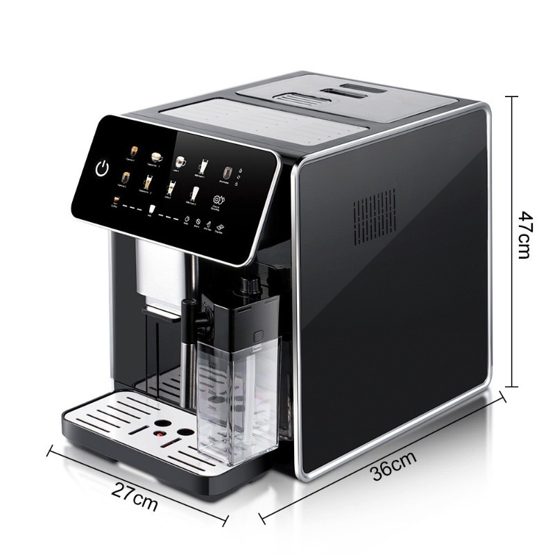 ヨーロッパ規格の全自動コーヒーマシン、内蔵オートクリーニング - Milk Frother Automatic のレビューと価格