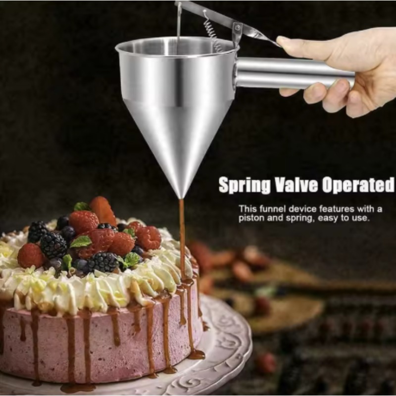 600/1200MLステンレス製液体漏斗ディスペンサー、タコ - Kitchen Appliances On Sale のレビューと価格
