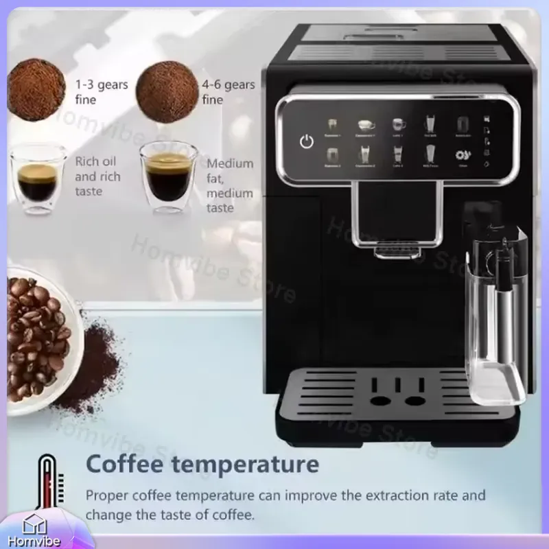 6 in 1 エスプレッソマシン、ミルクフォーマー付き、カプ - Milk Frother Automatic のレビューと価格