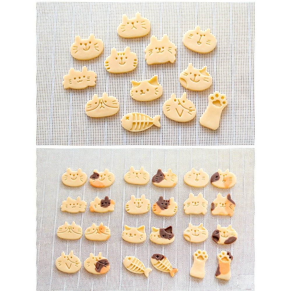 かわいい子猫DIYスタンプクッキーカッター焼き型ベーキングア - Kitchen Appliances On Sale のレビューと価格