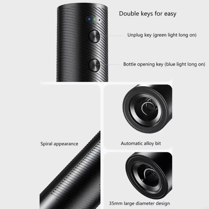 電動ワインオープナー 自動赤ワインコルクスクリュー 充電式ワ - Kitchen Appliances On Sale のレビューと価格