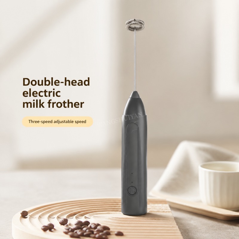 ミニミルク泡立て器 USB 充電式 3 スピードフォームメー - Milk Frother Automatic のレビューと価格