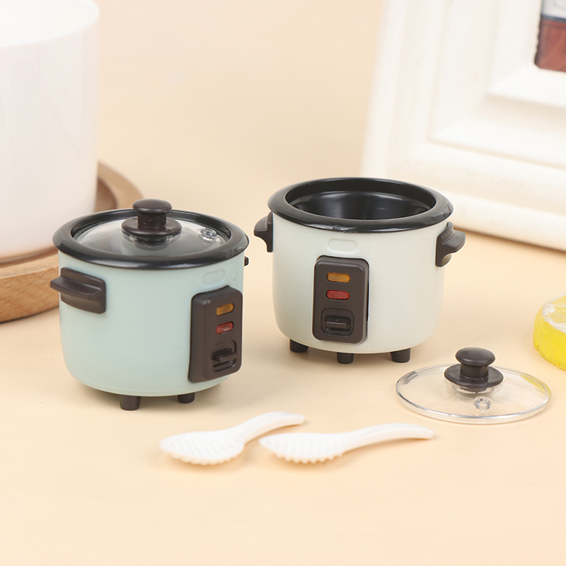 B * 新しい 1 個 1/12 ミニ炊飯器モデルライススプ - Kitchen Appliances List のレビューと価格
