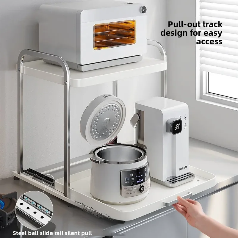 ステンレス製電子レンジラック、キッチン家電用カウンタートップ - Kitchen Appliances Countertop のレビューと価格