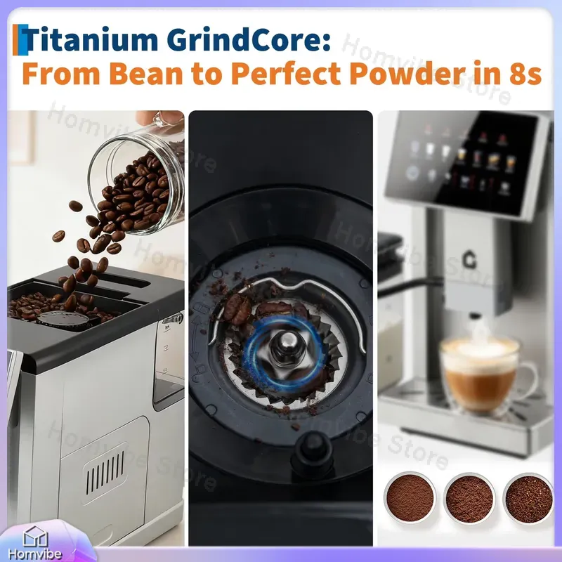 第3世代自動エスプレッソマシン、ミルクフォーマー、取り外し可 - Milk Frother Automatic のレビューと価格